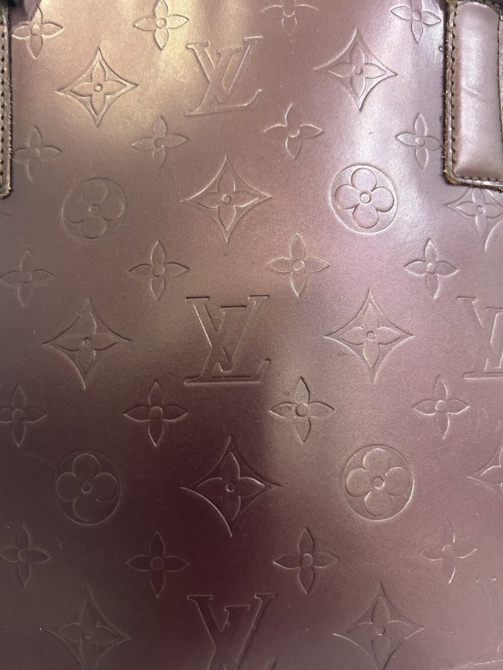 Louis Vuitton Monogram Vernis Houston Tote Burgundy - Picture 7 of 13